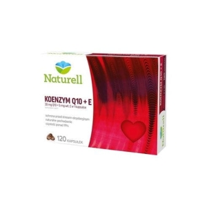 NATURELL Koenzym Q-10+E kaps. 30mg x 120