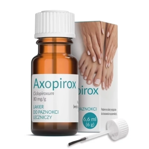 Axopirox lakier d/pazn. 80mg/g;  6,6ml