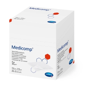Komp. MEDICOMP 4war. 7.5x7.5cm z włó 50szt