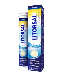 Zdrovit Litorsal Senior+ tabl.mus. x 24