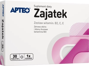 Zajatek APTEO witamina B2 + C + E tabl. 30