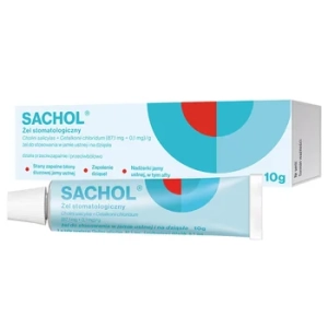 Sachol żel (0,0871g+0,1mg)/g 10 g
