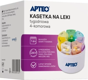 Kasetka na leki tygodniowa Apteo