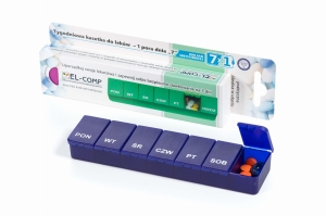 Kaset. do dawk.leków tygod. 7 n/jedną porę