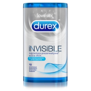 Prezerwat. Durex Invisible więk.blisk.x10