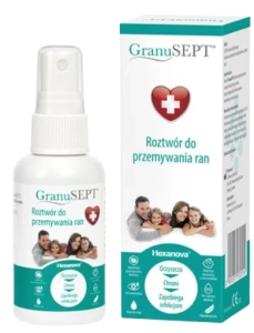 Granusept roztw. do przemywania ran 60ml