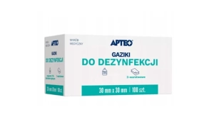 Gaziki do dezynfekcji 30x30mm x 100  APTEO