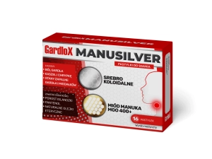 Gardlox Manusilver pastylki do ssania x 16