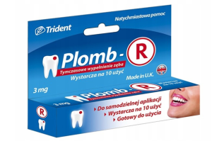 Plomb-R  pasta,tymczas. wypełn.zęba    3g