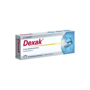 Dexak 25 mg  tabl.powl. x 30
