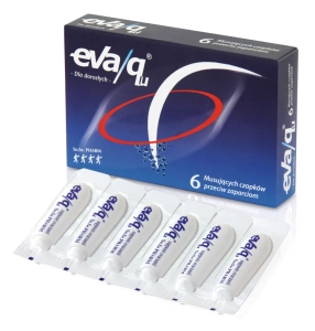 Eva/Qu Czopki p/zaparciom 6 czop.