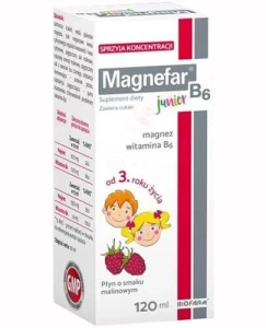 Magnefar B6 Junior płyn 120ml