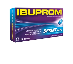 Ibuprom Sprint Caps 200 mg, kapsułki - 24 szt.