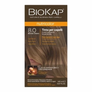BIOKAP NUTRICOLOR 8.0 Jasny Blond 140ml