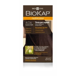 BIOKAP NUTRICOLOR 4.06 Kawowy Brąz 140ml