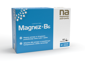 Na Zdrowie Magnez z witaminą B6 kapsułki x 60szt.