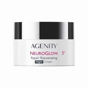AGENITY NEUROGLOW 5° Naprawczy krem odmładzający na noc - 50ml