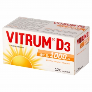 Vitrum D3 1000 j.m., kapsułki - 120 szt.