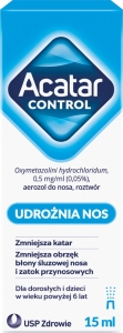 Acatar Control 0,5 mg/ml, aerozol do nosa - 15ml