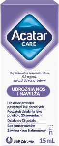 Acatar Care 0,5mg/ml, aerozol do nosa - 15ml