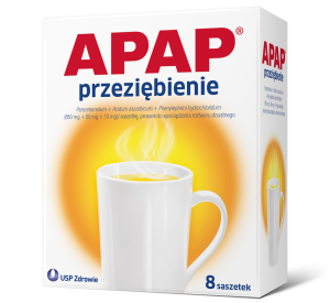 Apap Przeziębienie, saszetki - 8 szt.