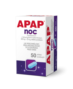 Apap Noc, tabletki powlekane - 50 szt. (słoik)