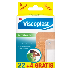 VISCOPLAST Zestaw turystyczny, plastry - 26(22+4) szt.