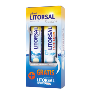 ZDROVIT Litorsal Senior+ + Litorsal Forte, tabletki musujące - 24 + 24 szt.