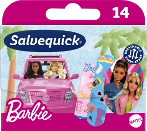SALVEQUICK Barbie, plastry - 14 szt.