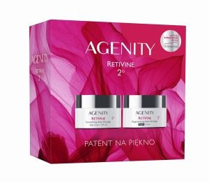 AGENITY Retivine 2° Zestaw (Wygładzający krem przeciwzmarszczkowy na dzień SPF 20 - 50ml + Regenerujący krem przeciwzmarszczkowy na noc - 50ml)