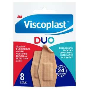 VISCOPLAST DUO, plastry - 8 szt.