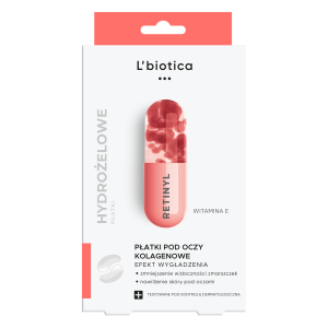 L'BIOTICA Kolagenowe płatki pod oczy przeciwzmarszczkowe - 3 szt.