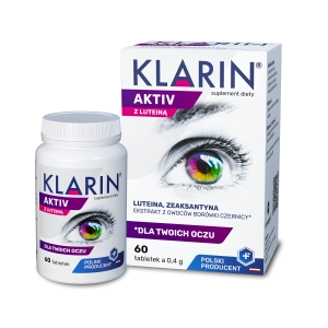 Klarin Activ z luteiną, tabletki - 60 szt.