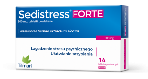 Sedistress Forte 500mg, tabletki powlekane - 14 szt.