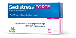 Sedistress Forte 500mg, tabletki powlekane - 28 szt.