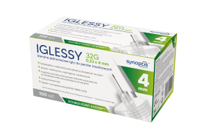 IGLESSY Sterylne igły do penów insulinowych 32G, 0,23 x 4mm - 100 szt.