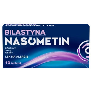 Bilastyna Nasometin 20mg, tabletki - 10 szt.