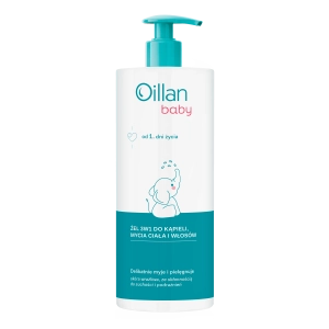 OILLAN Baby Żel 3w1 do kąpieli, mycia ciała i włosów - 750ml