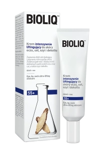 BIOLIQ 55+ Krem intensywnie liftingujący do skóry oczu, szyi, ust i dekoltu - 30ml