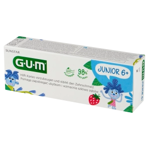 SUNSTAR GUM Junior Pasta do zębów dla dzieci w wieku powyżej 6 lat - 50ml